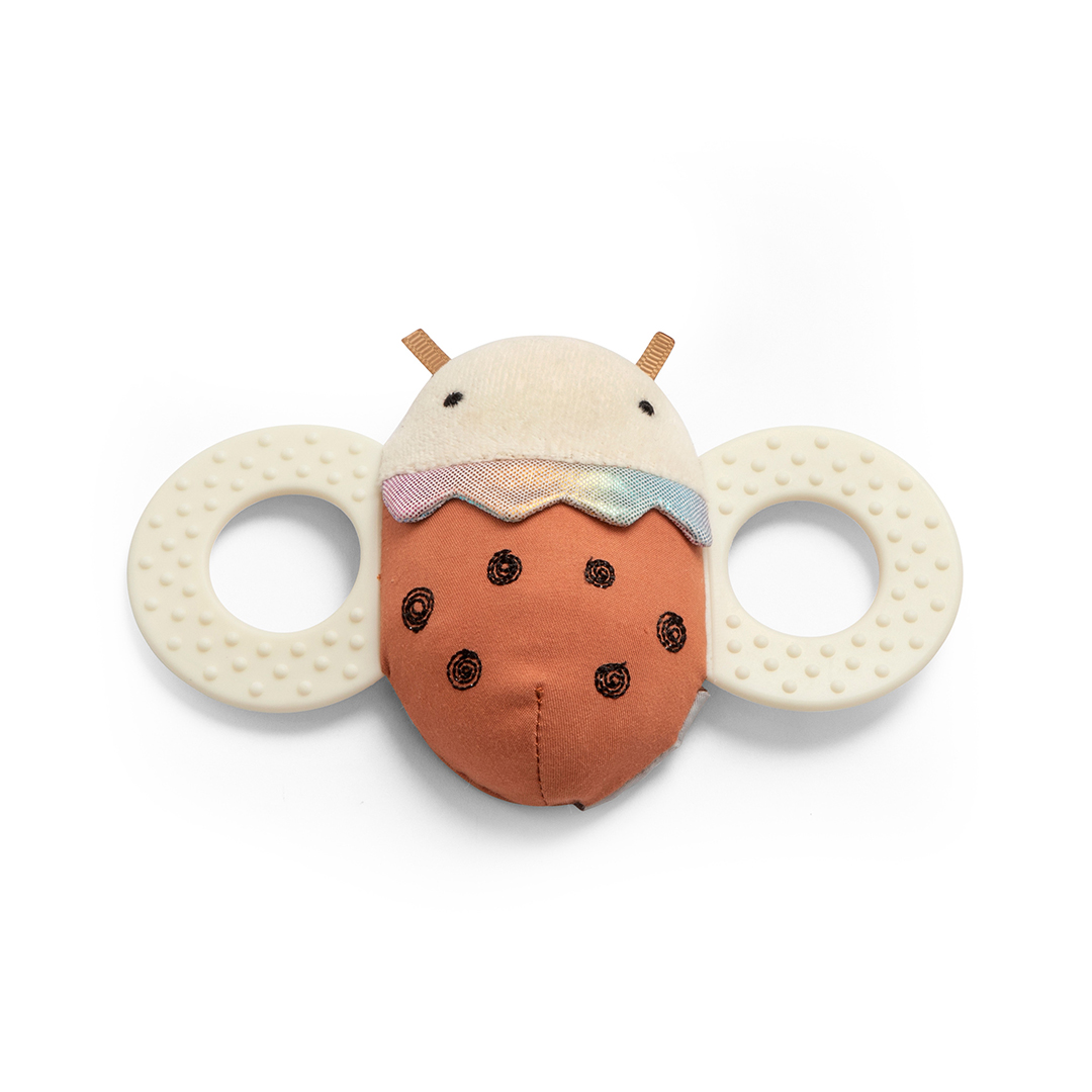 Sebra Activity rattle with mirror, Luca the ladybird