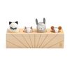Sebra Wooden pop up träleksak