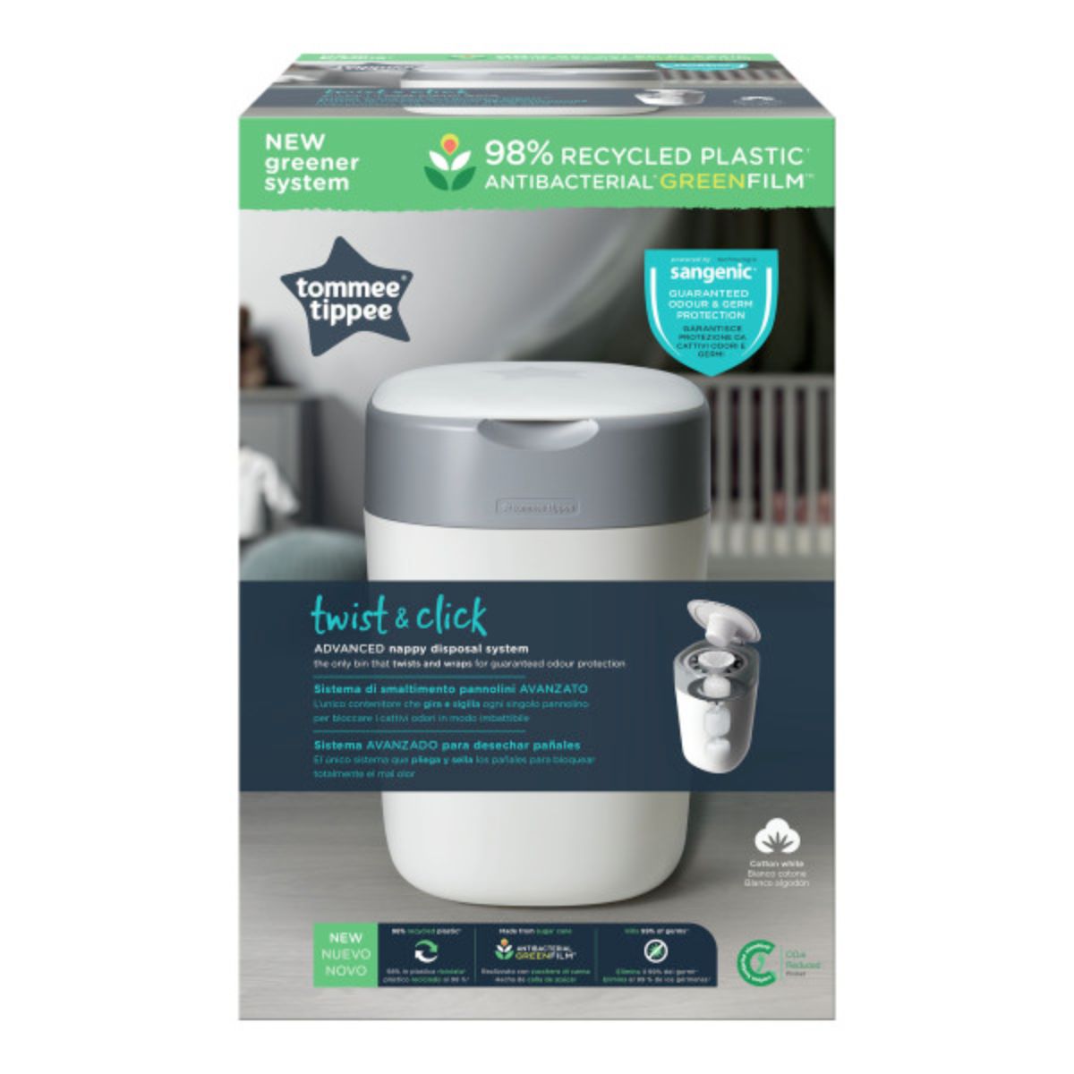 Tommee Tippee blöjhink Sangenic Twist & Click White