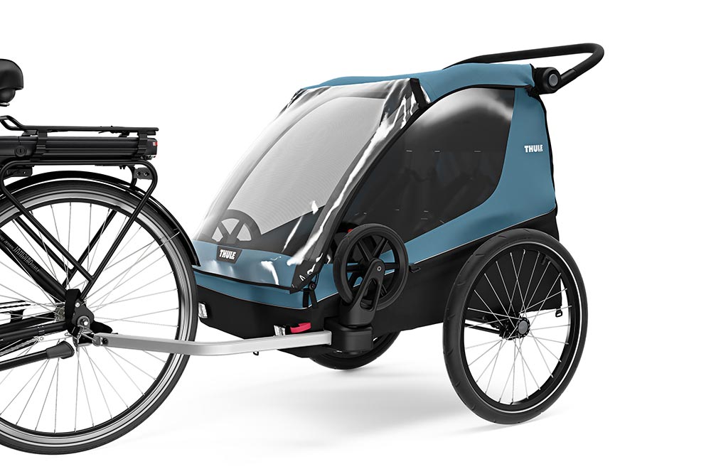 Thule Courier 2 cykelvagn Aegean Blue
