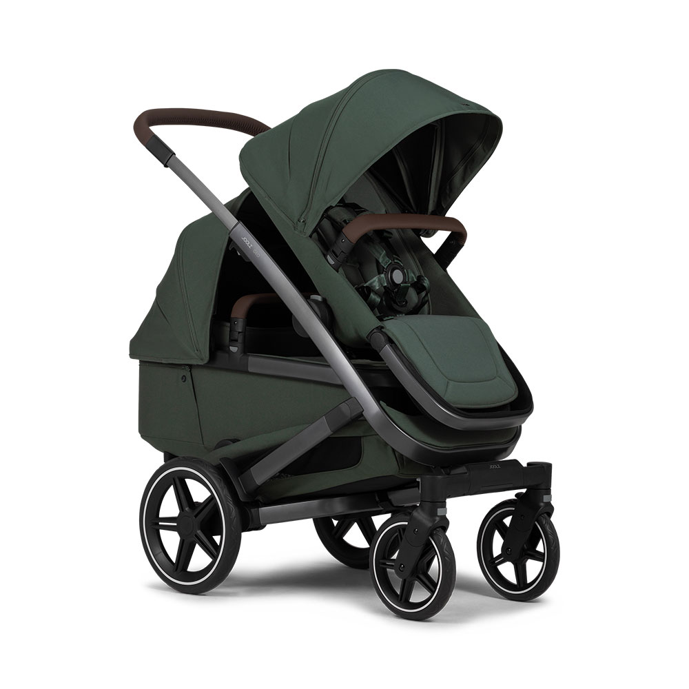 Joolz Geo3 tvillingvagn Forest green