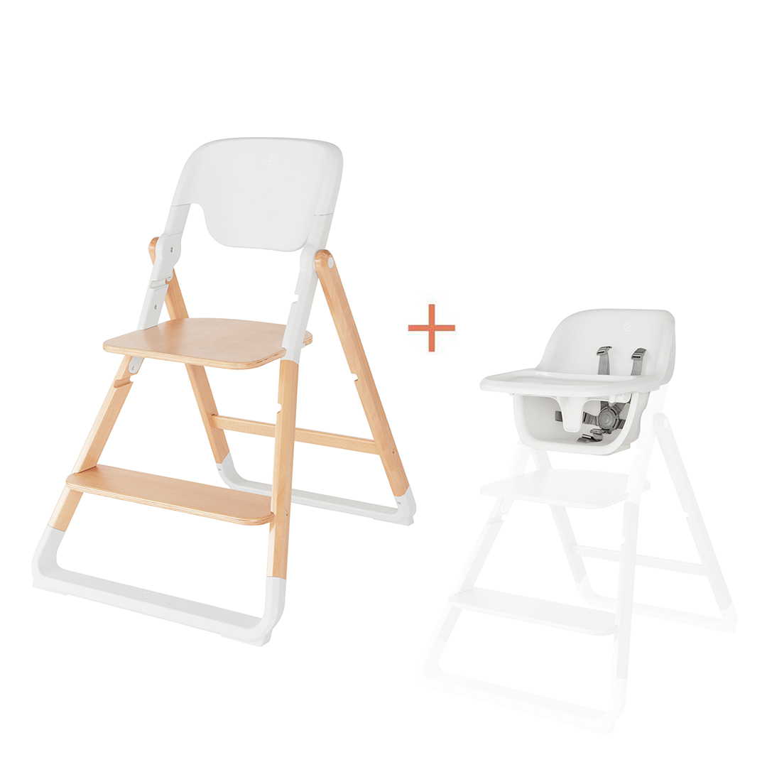Ergobaby Evolve 2-i-1 matstol Natural Wood