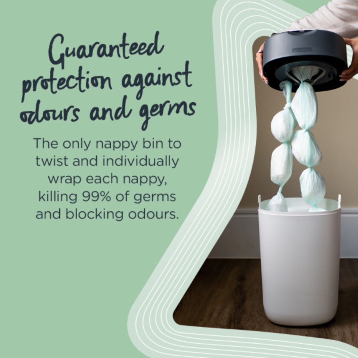 Tommee Tippee blöjhink Sangenic Twist & Click White