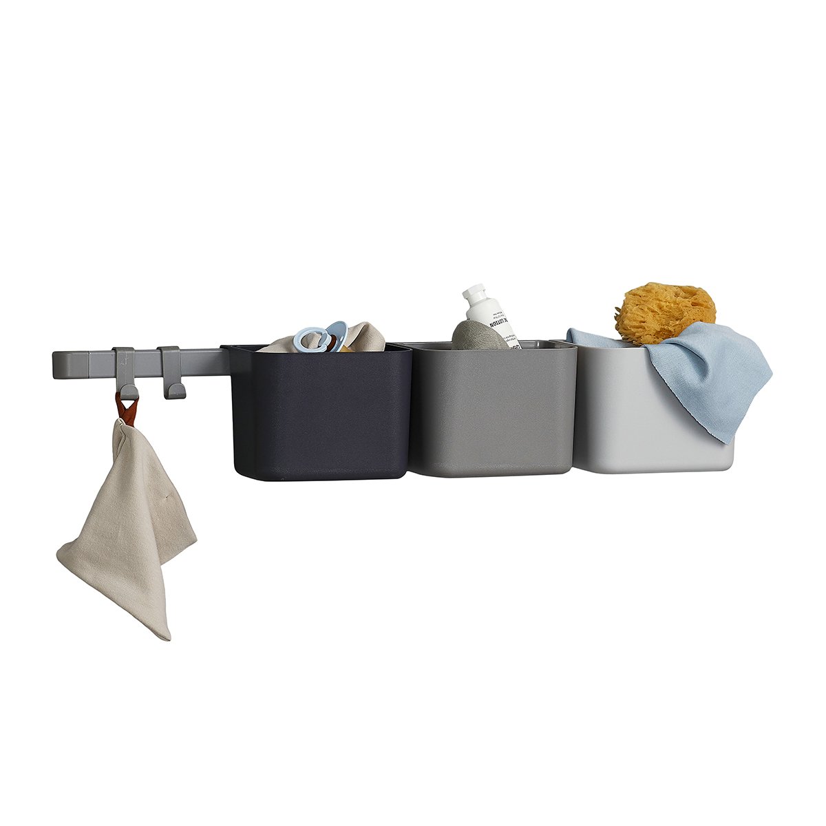Leander Förvaring 3-pack Lång Dusty grey