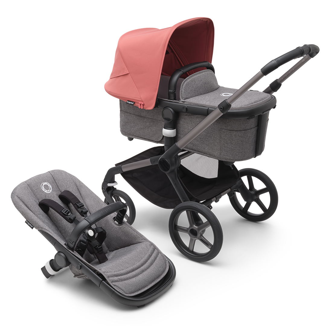 Bugaboo Fox 5 Duovagn Sunrise Red